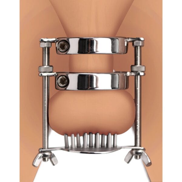 Stainless Steel Spiked CBT Ball Stretcher and Crusher Stainless Steel Spiked CBT Ball Stretcher and Crusher