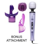 Turbo Purple Pleasure Wand Kit with Free Attachment