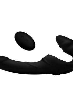 Pro Rider 9X Vibrating Silicone Strapless Strap On with Remote Control