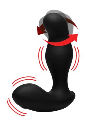 7X P-Gyro Silicone Prostate Stimulator with Gyrating Shaft