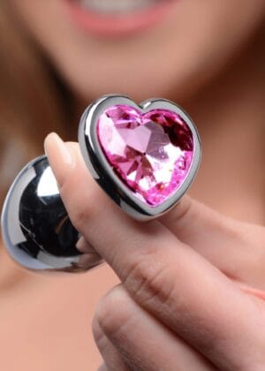 Pink Heart Anal Plug Set