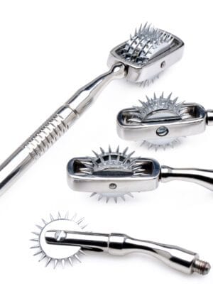 Deluxe Wartenberg Wheel Set with Travel Case