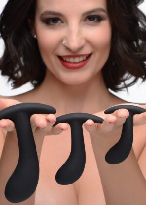 Dark Delights 3 Piece Curved Anal Trainer Set