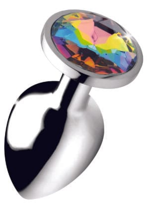 Rainbow Prism Gem Anal Plug - Large