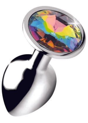 Rainbow Prism Gem Anal Plug - Small