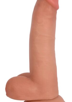 Jock Light Bareskin Dildo with Balls - 8 Inch