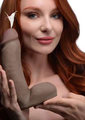 Dual Density Squirting Dildo - 8 Inch