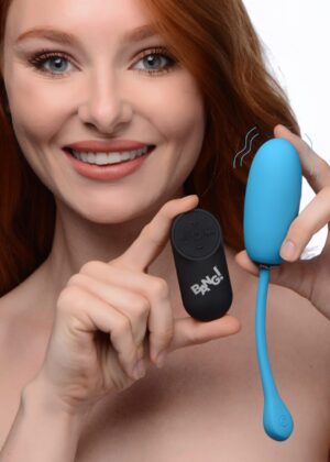 Remote Control 28X Silicone Plush Egg - Blue