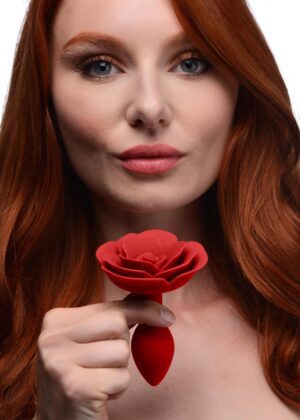 Booty Bloom Silicone Rose Anal Plug - Small