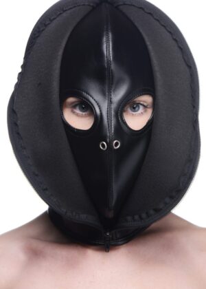 Zip Front Bondage Hood