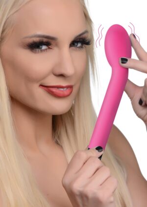 10X Silicone G-Spot Vibrator - Pink