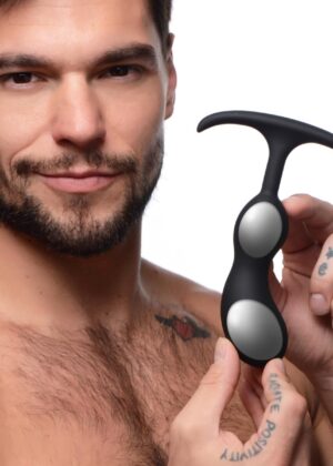 Premium Silicone Weighted Prostate Plug - Medium
