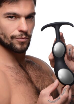 Premium Silicone Weighted Prostate Plug - XL