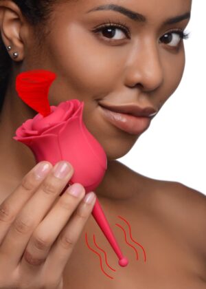 Bloomgasm Rose Buzz 7X Silicone Clit Stimulator and Vibrator