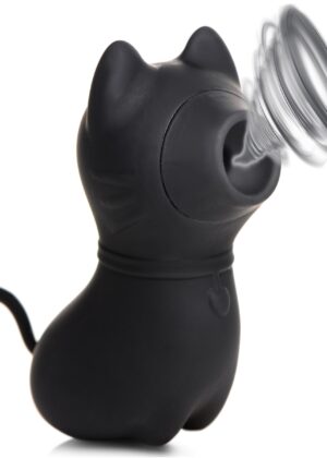Sucky Kitty Silicone Clitoral Stimulator - Black