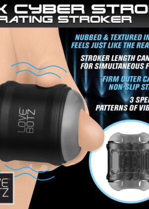10X Cyber Stroke Vibrating Masturbator