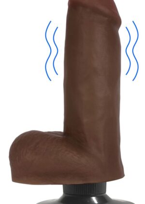 Jock Dark Vibrating Dildo with Balls - 6 Inch