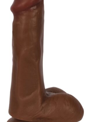 6 Inch Slim Dildo with Balls - Medium