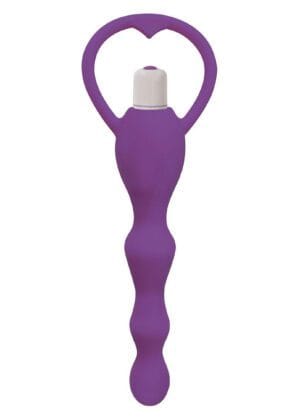 Rump Shaker 3X Vibrating Silicone Anal Plug - Purple