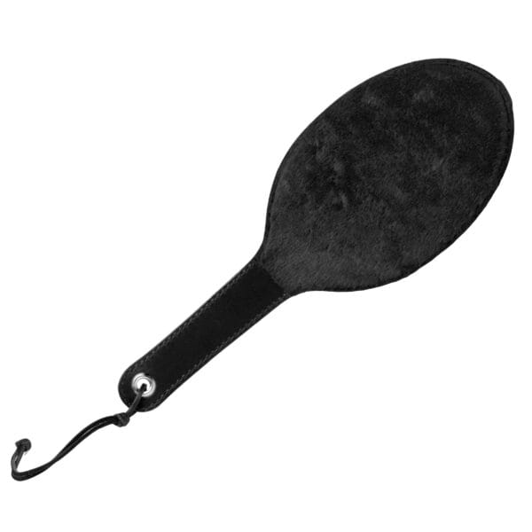 Strict Leather Round Fur Lined Paddle Strict Leather Round Fur Lined Paddle