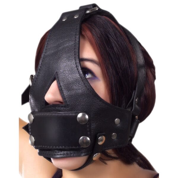 Strict Leather Bishop Head Harness with Removable Gag Strict Leather Bishop Head Harness with Removable Gag