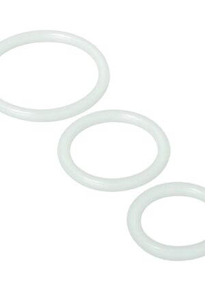 Trinity Silicone Cock Rings Clear