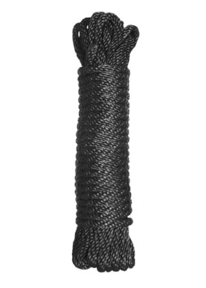 Premium Black Nylon Bondage Rope- 25 Feet