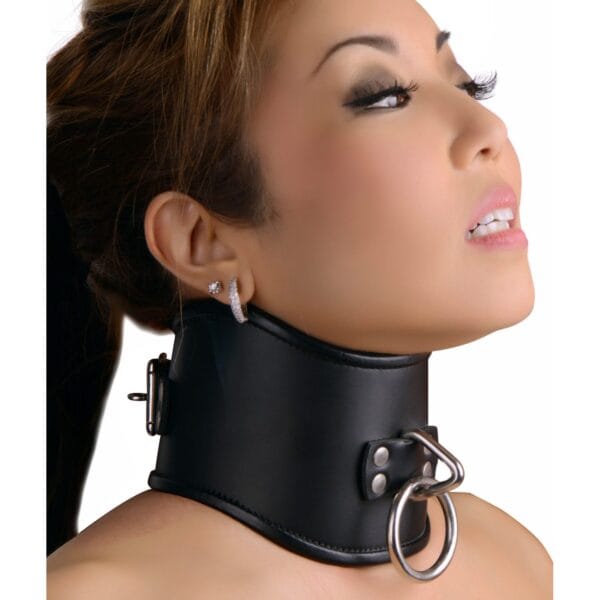 Strict Leather Locking Posture Collar- Large Strict Leather Locking Posture Collar- Large