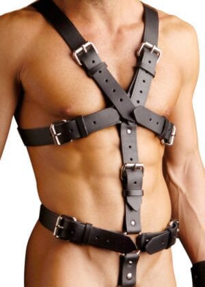 Strict Leather Body Harness- LXL