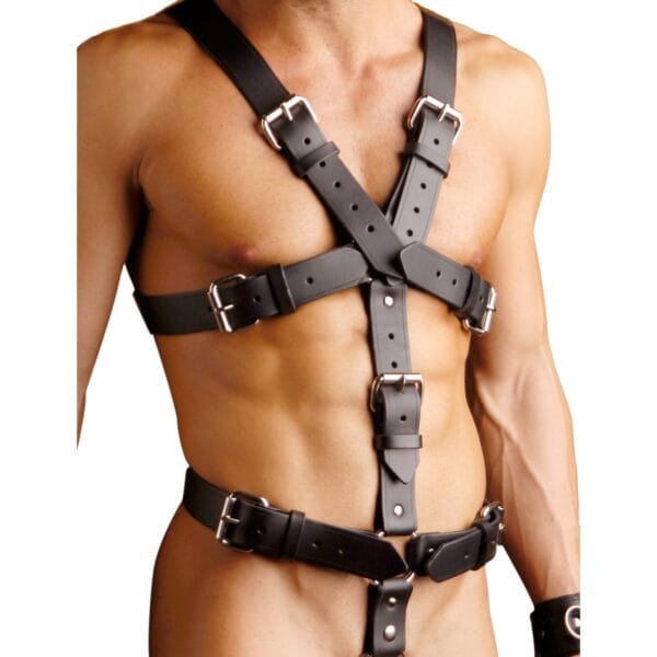 Strict Leather Body Harness- LXL Strict Leather Body Harness- LXL