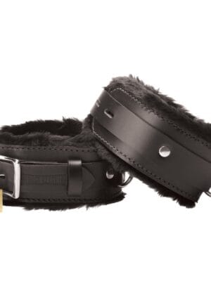 Strict Leather Premium Fur Lined Ankle Cuffs