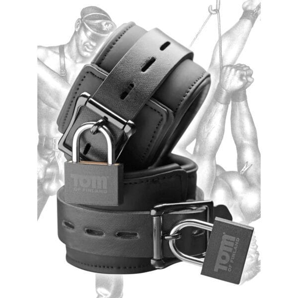 Tom of Finland Neoprene Wrist Cuffs Tom of Finland Neoprene Wrist Cuffs