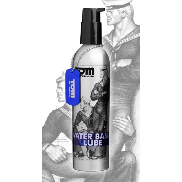 Tom of Finland Water Based Lube- 8 oz Tom of Finland Water Based Lube- 8 oz