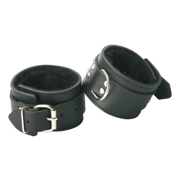 Strict Leather Fur Lined Ankle Cuffs Strict Leather Fur Lined Ankle Cuffs