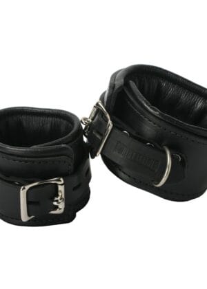 Strict Leather Padded Premium Locking Ankle Restraints
