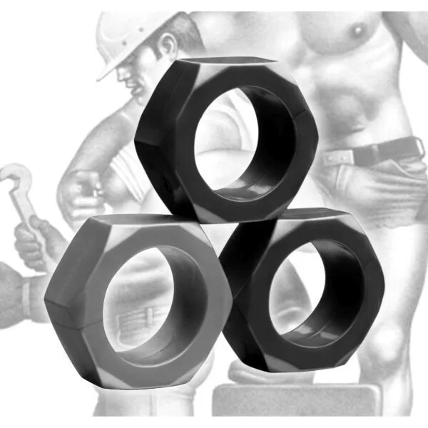 Tom of Finland 3 Piece Cock Nuts Tom of Finland 3 Piece Cock Nuts