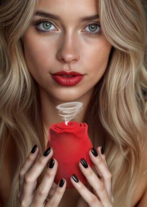 Mystic Rose Sucking and Vibrating Silicone Rose