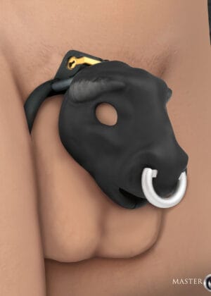 Bull Chastity Cage - Black