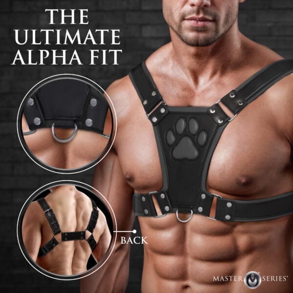 Alpha Pup Bulldog Harness - Black Alpha Pup Bulldog Harness - Black