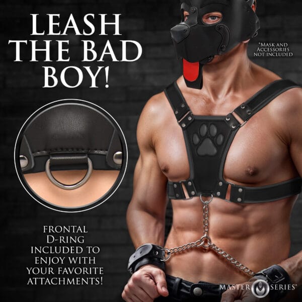 Alpha Pup Bulldog Harness - Black Alpha Pup Bulldog Harness - Black