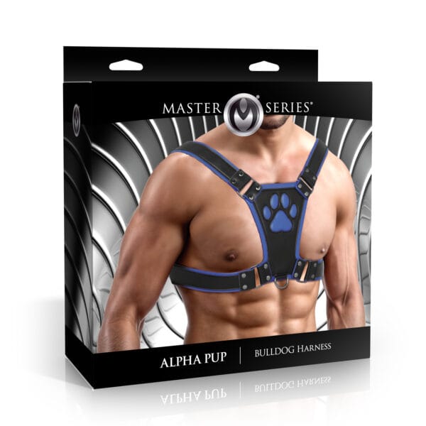 Alpha Pup Bulldog Harness - Blue Alpha Pup Bulldog Harness - Blue