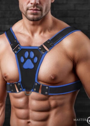 Alpha Pup Bulldog Harness - Blue