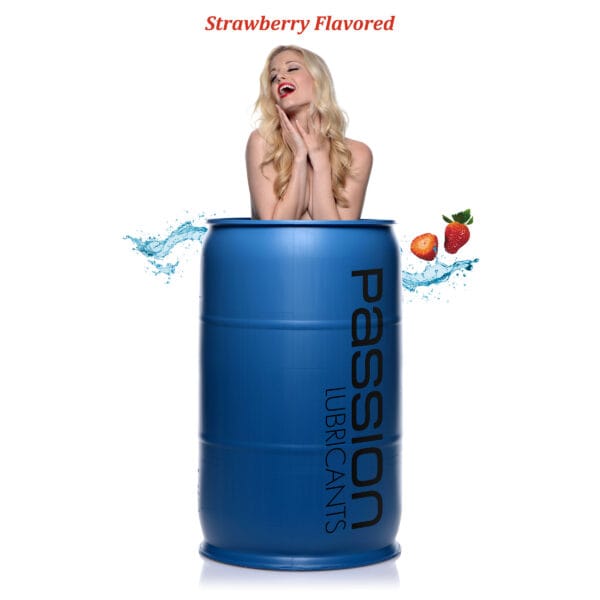 Passion Strawberry Flavored Lubricant - 55 Gallon Drum Passion Strawberry Flavored Lubricant - 55 Gallon Drum