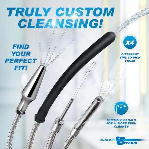 All In One 4 Tip Shower Enema System All In One 4 Tip Shower Enema System
