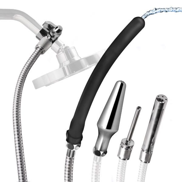All In One 4 Tip Shower Enema System All In One 4 Tip Shower Enema System