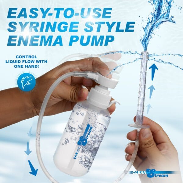 Pump Action Enema Bottle with Nozzle Pump Action Enema Bottle with Nozzle