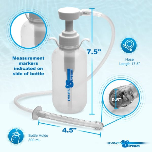 Pump Action Enema Bottle with Nozzle Pump Action Enema Bottle with Nozzle