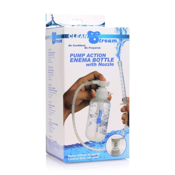 Pump Action Enema Bottle with Nozzle Pump Action Enema Bottle with Nozzle