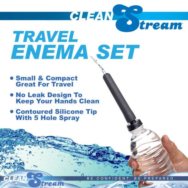 Travel Enema Water Bottle Adapter Set Travel Enema Water Bottle Adapter Set