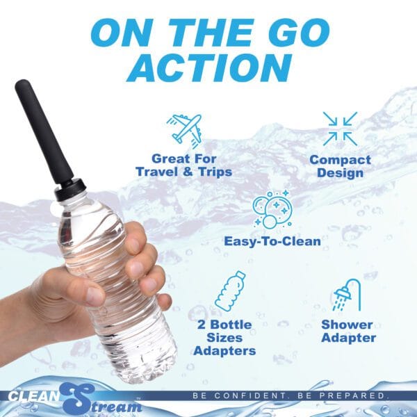 Travel Enema Water Bottle Adapter Set Travel Enema Water Bottle Adapter Set